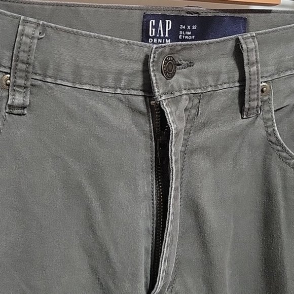 Men's Gap Denim Slim Trousers | Size 34x32 - Picture 6 of 13